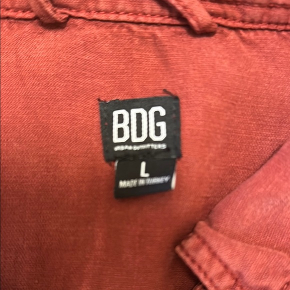 BDG Rust Button-Up Shirt - Picture 2 of 4